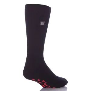 HEATHOLDERS ORIGINAL SLIPPER SOCKS BLACK- MENS