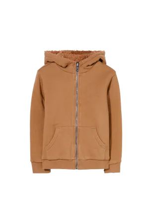 HOOPER Tobacco - Reversible Zipped Hoodie