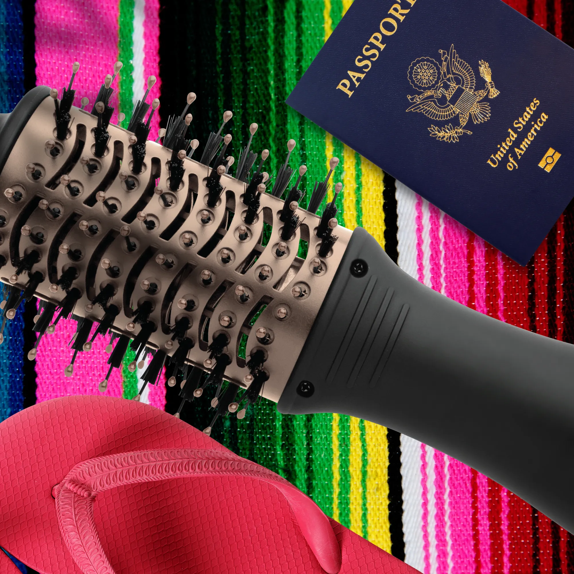 Hot & Hotter Mini One Step Hair Styler Dryer