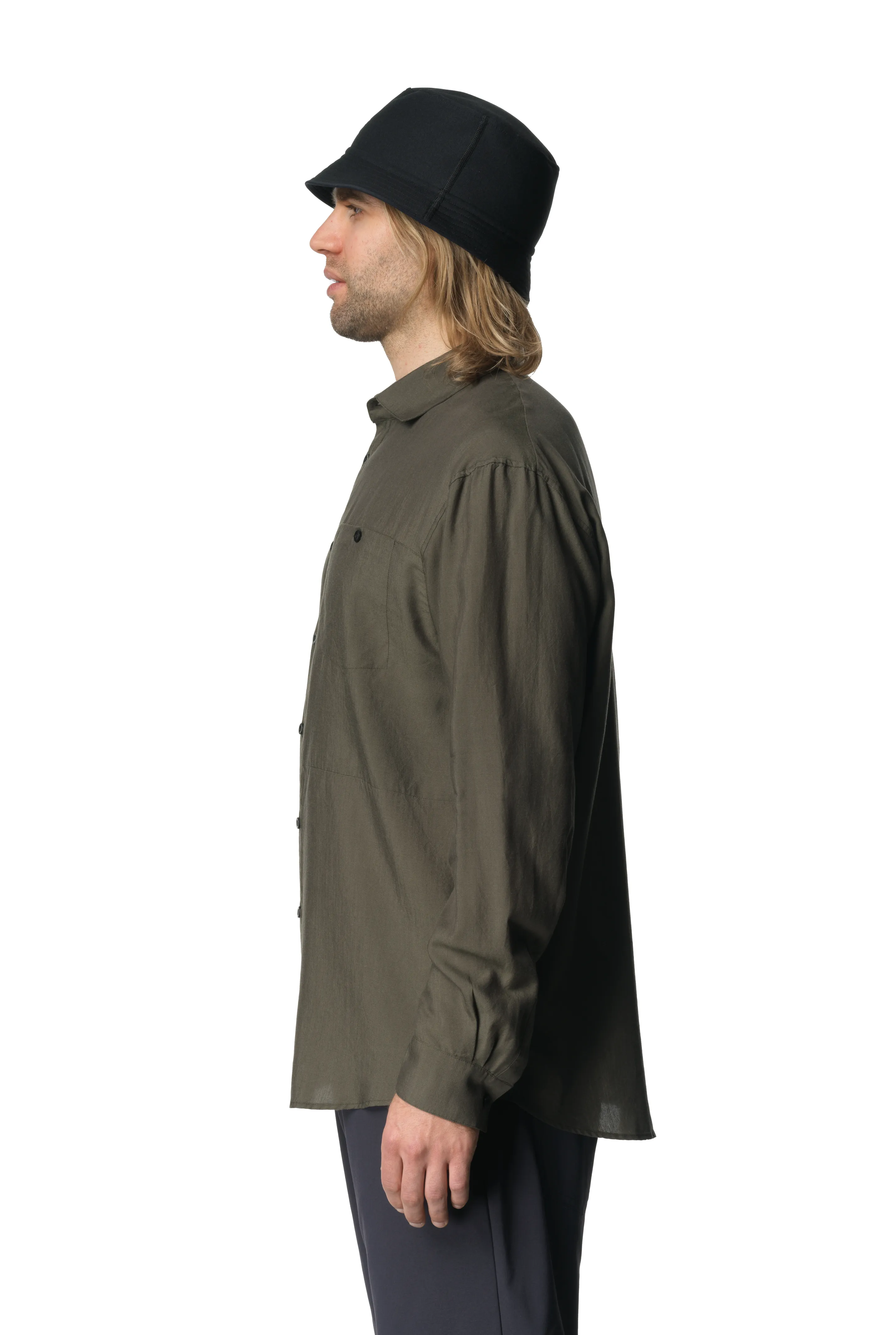 Houdini Men&#x27;s Tree Longsleeve Shirt Dawn Green | Buy Houdini Men&#x27;s Tree Longsleeve Shirt Dawn Green here | Outnorth