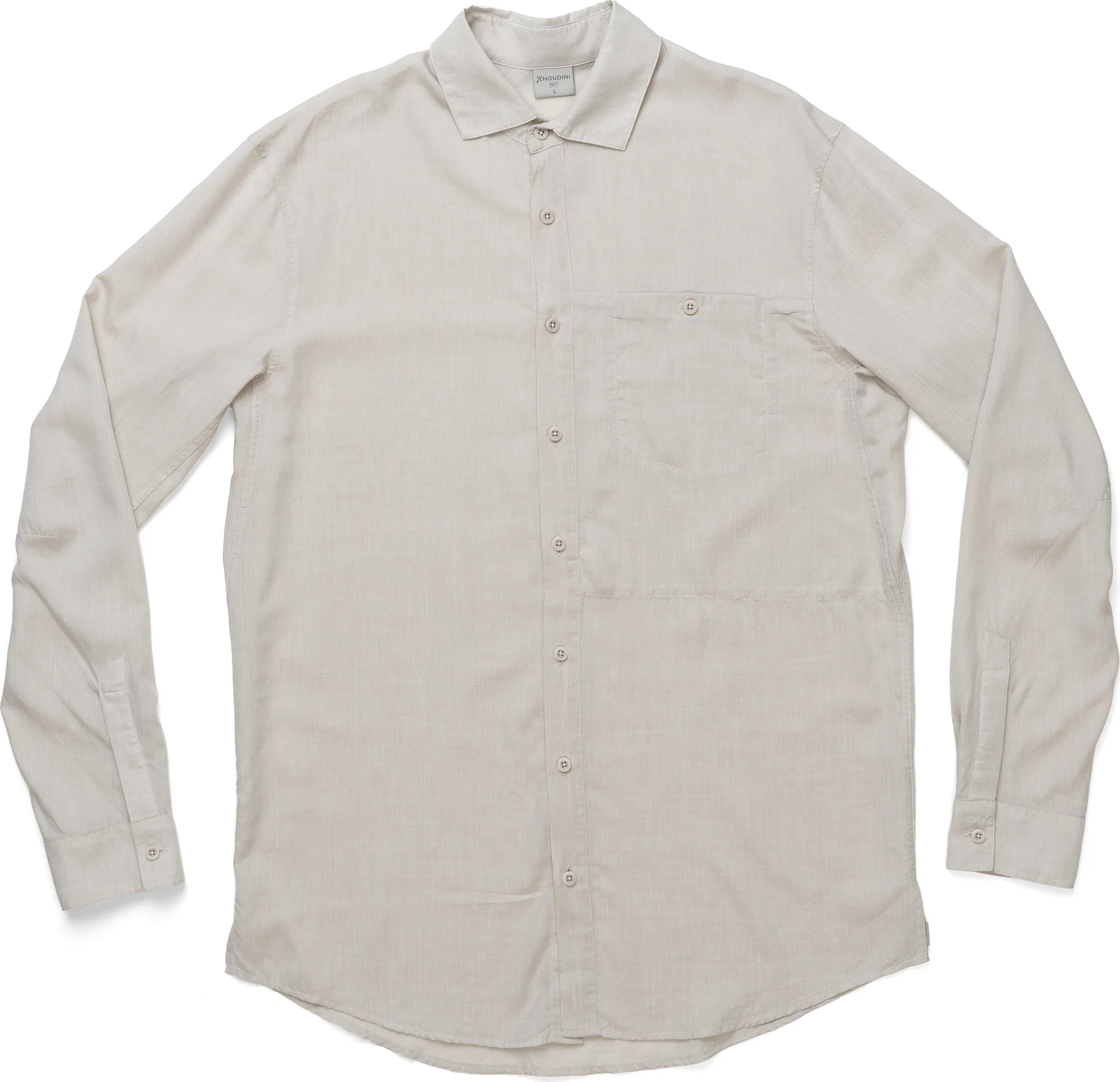 Houdini Men&#x27;s Tree Longsleeve Shirt Sandstorm Light | Buy Houdini Men&#x27;s Tree Longsleeve Shirt Sandstorm Light here | Outnorth