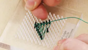 How to Make a Wig Jig Christmas Tree Earring