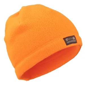 Hunting cap fleece 100 orange children's SOLOGNAC, neon blood orange