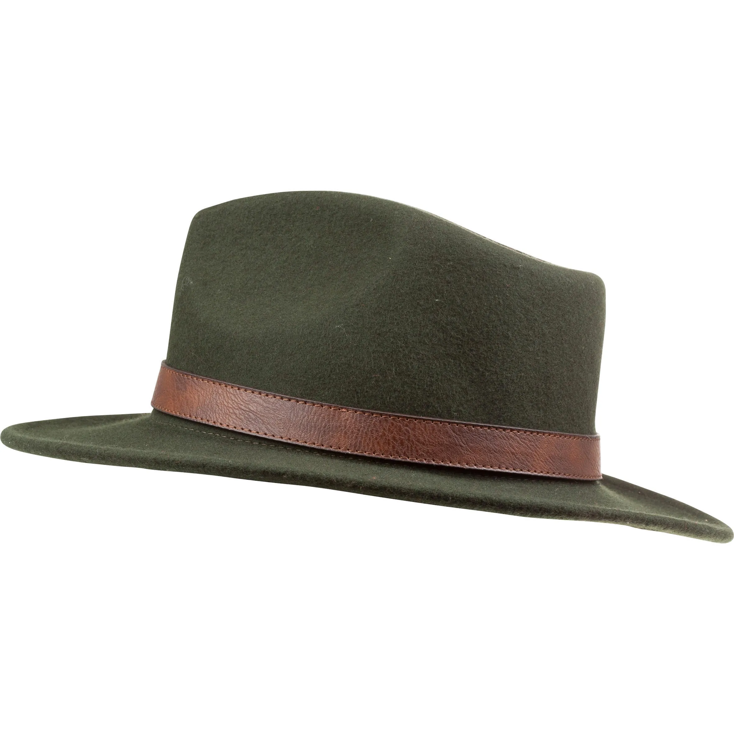 Hunting hat 100 water-repellent green SOLOGNAC, dark khaki