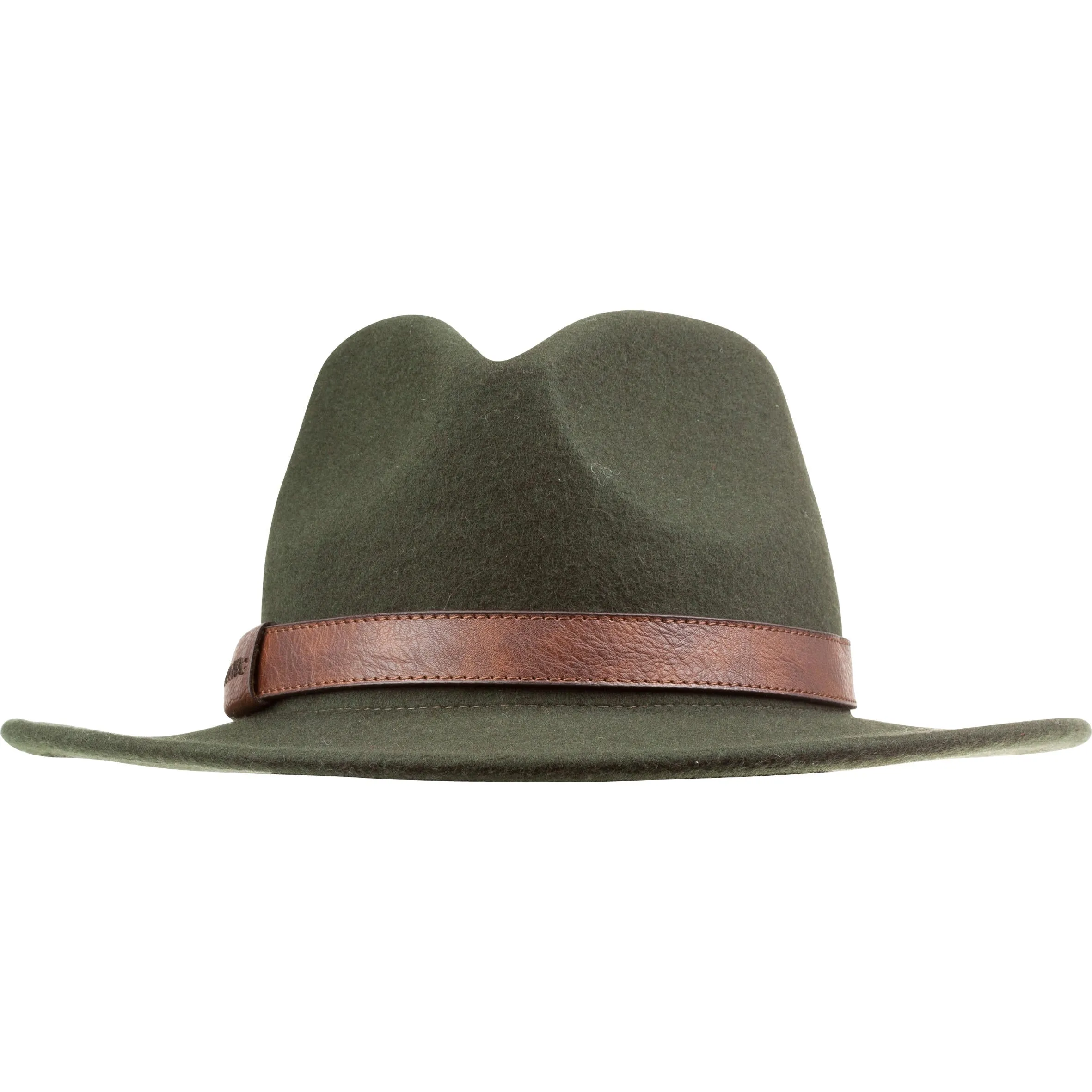 Hunting hat 100 water-repellent green SOLOGNAC, dark khaki