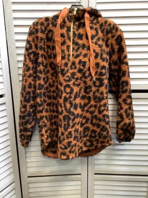 Jacket Faux Fur & Sherpa By Loft In Animal Print, Size: S