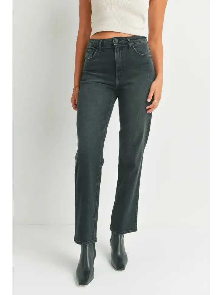 JBD Full Length Straight High Rise Jeans