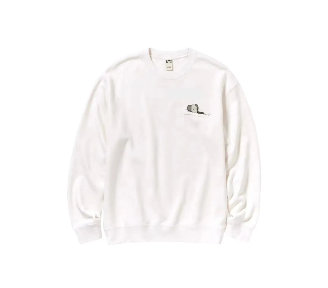 KAWS x Uniqlo Longsleeve Sweatshirt Off White