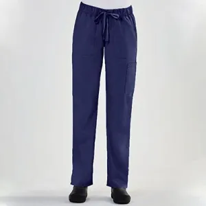 Ladies Full Waist Band Cargo Pant / Real Navy
