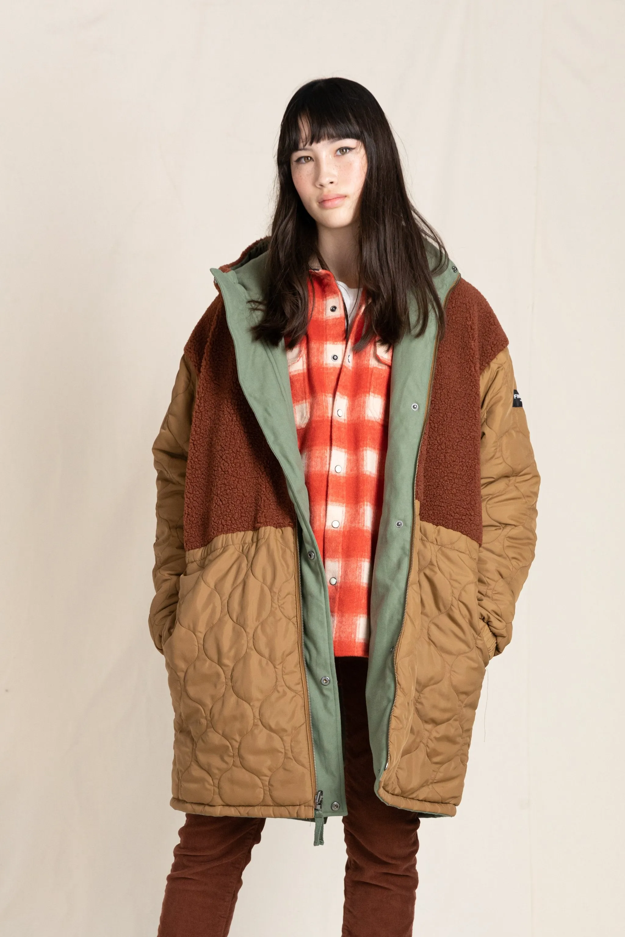 LAW Khaki - Reversible Hooded Parka