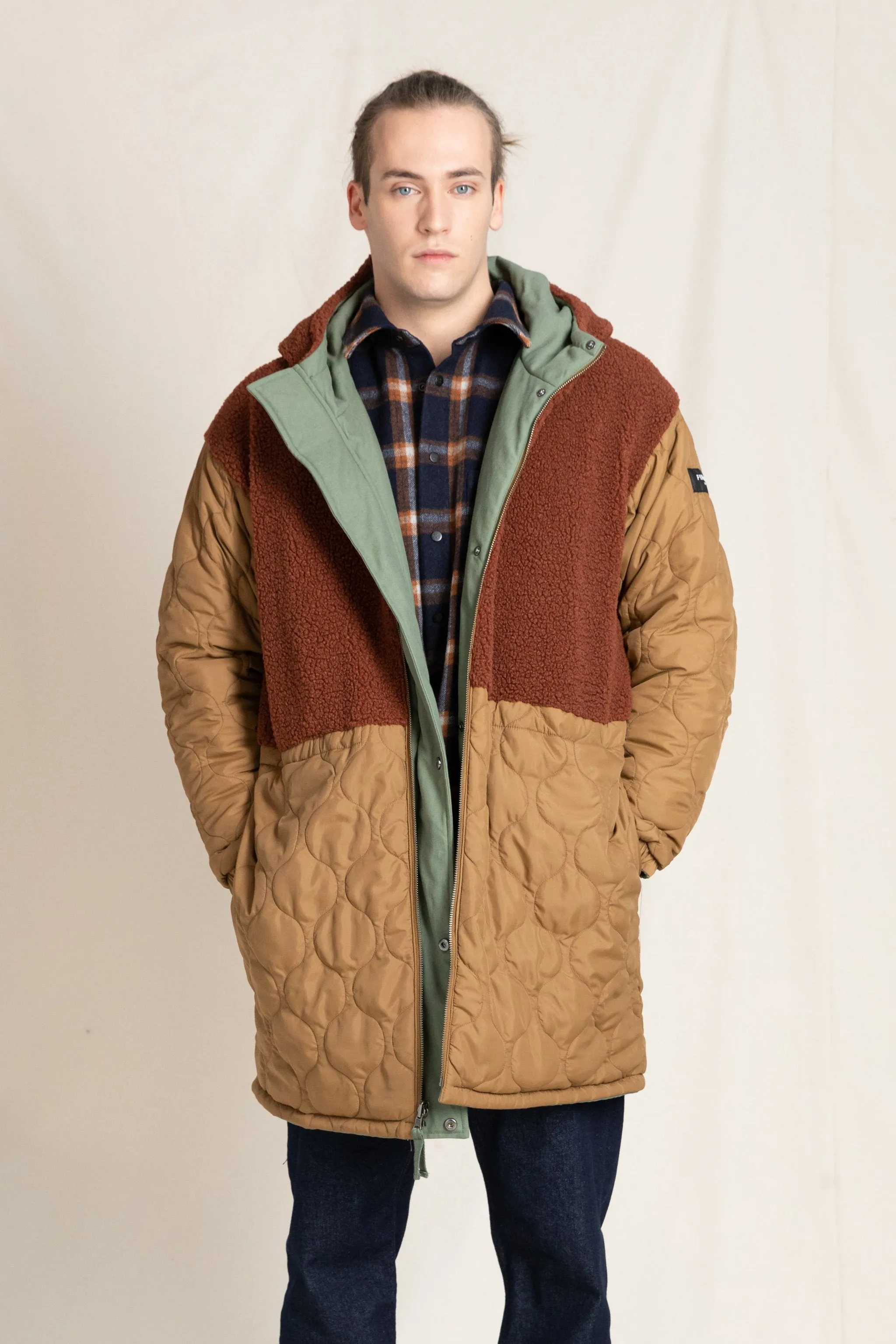 LAW Khaki - Reversible Hooded Parka