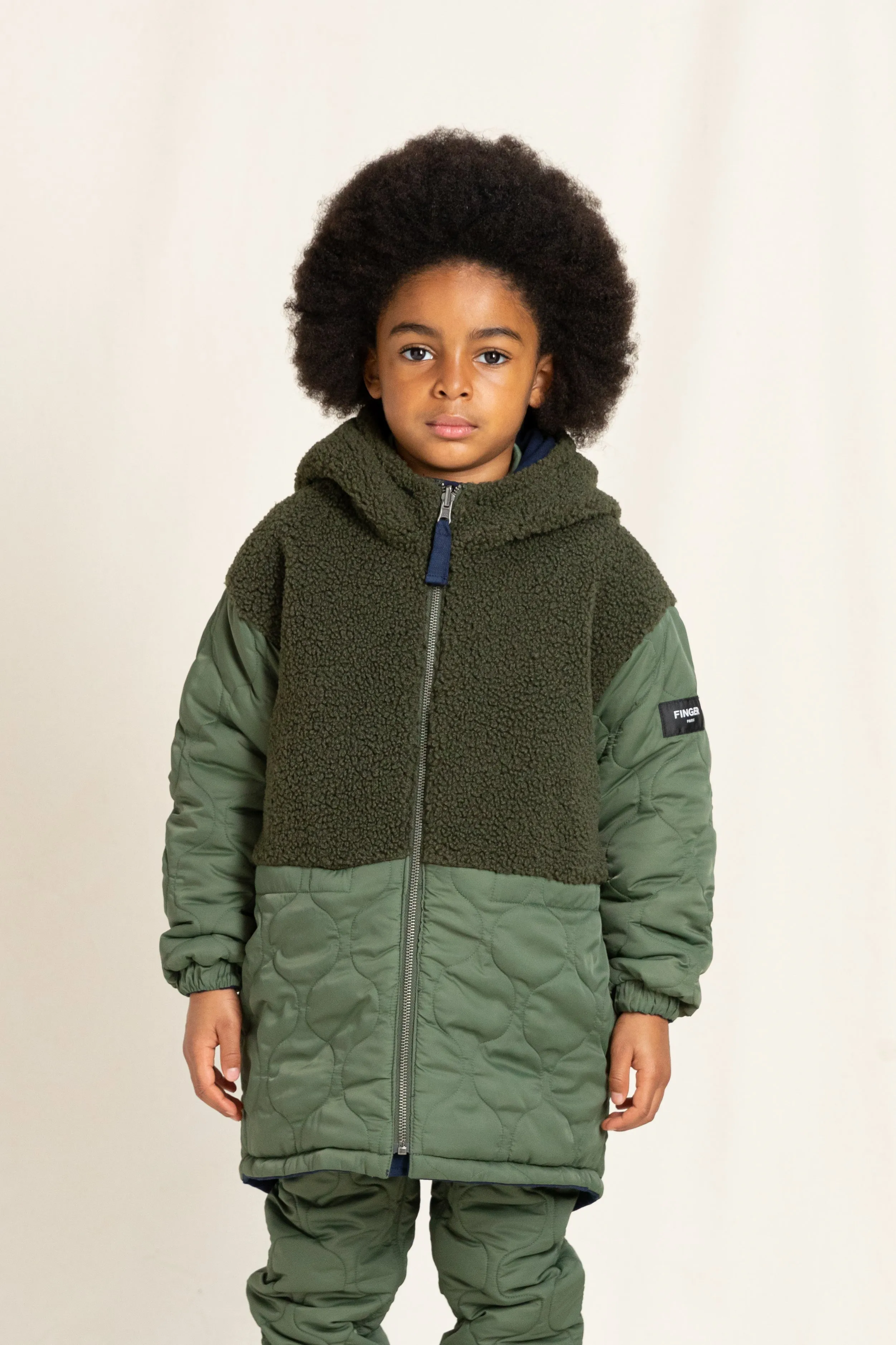 LAW Navy - Reversible Hooded Parka