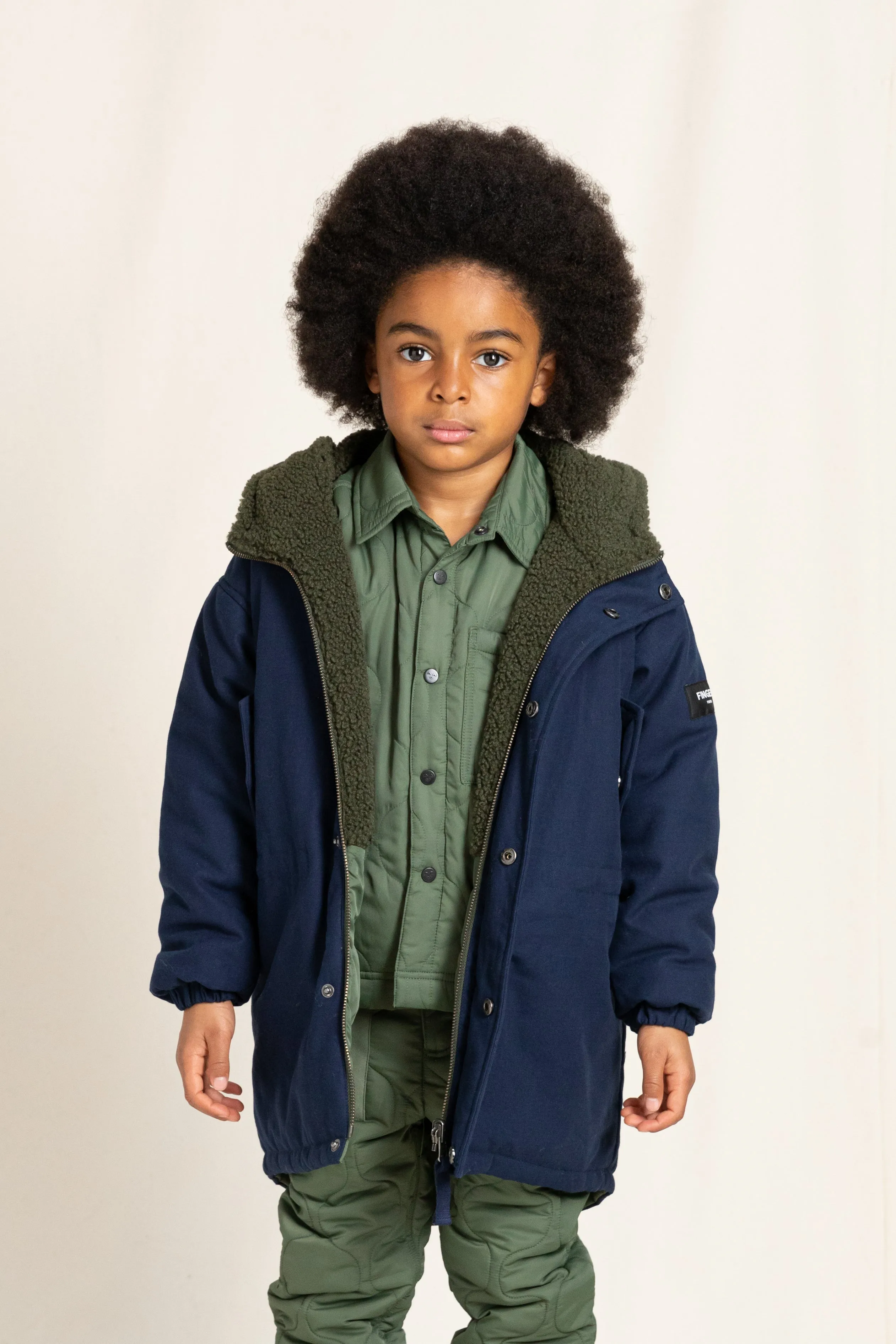 LAW Navy - Reversible Hooded Parka