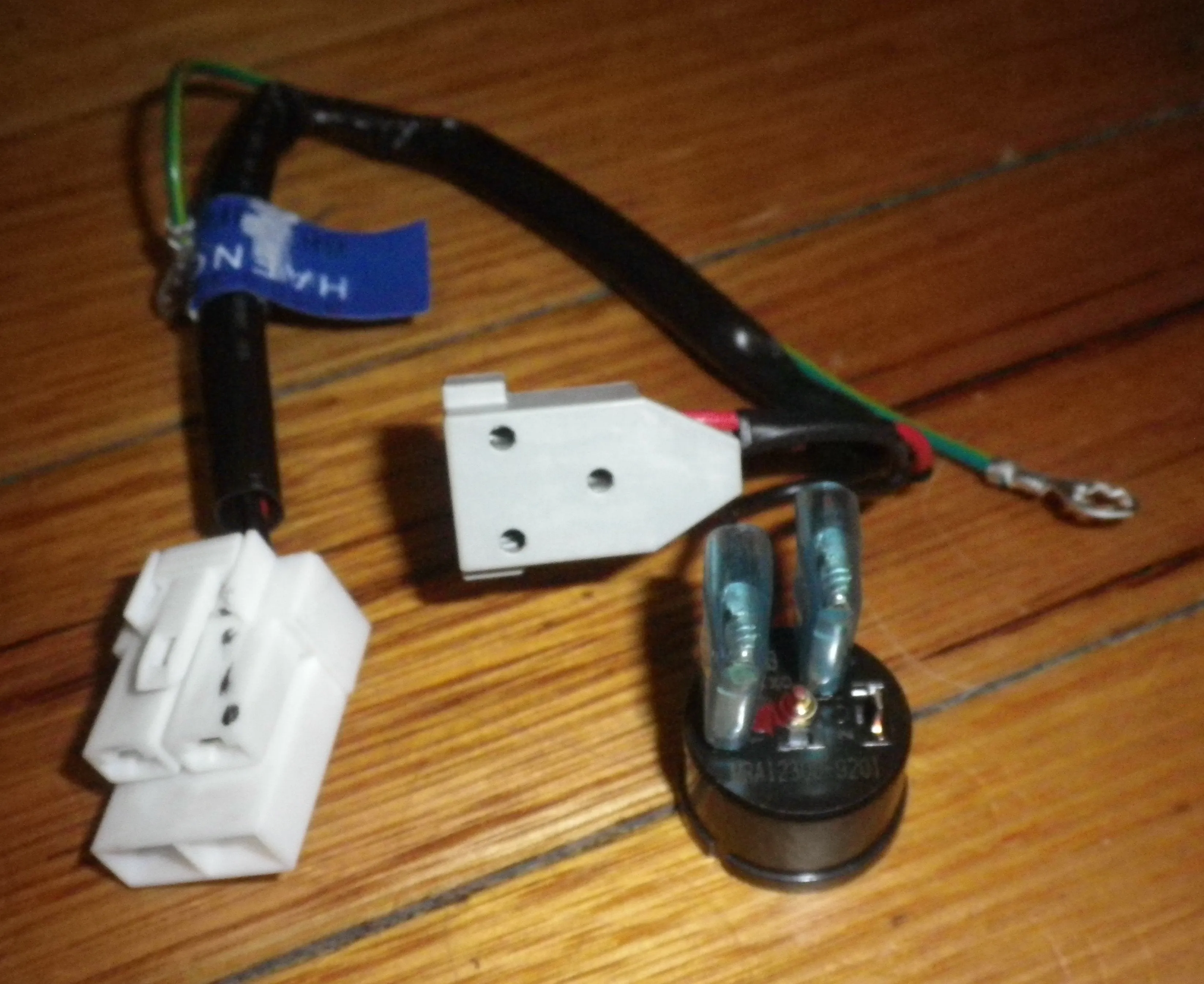 LG Fridge Compressor Overload Cutout & Harness - Part # 6877JR2042P, MRA12300