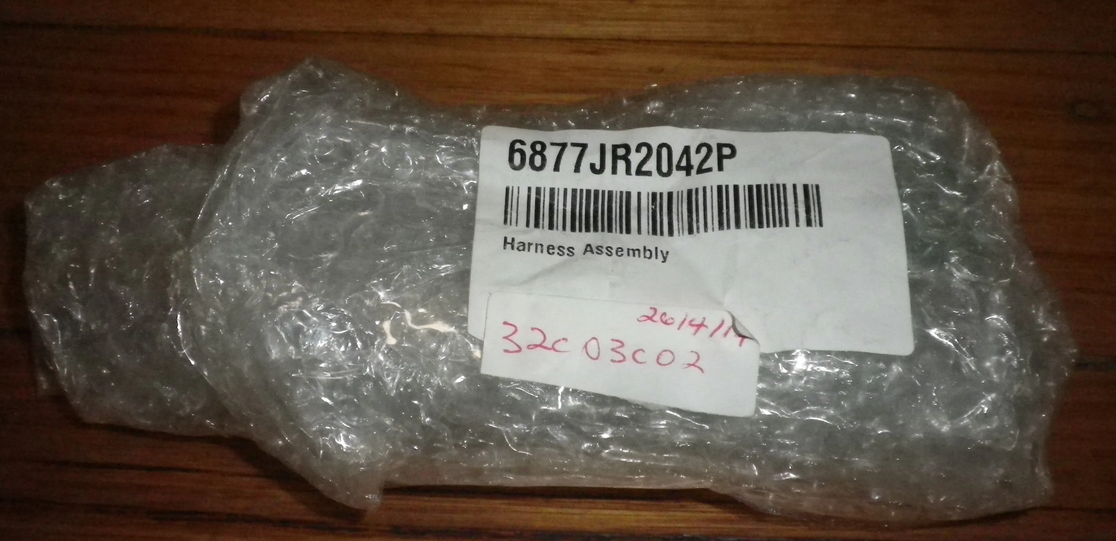 LG Fridge Compressor Overload Cutout & Harness - Part # 6877JR2042P, MRA12300