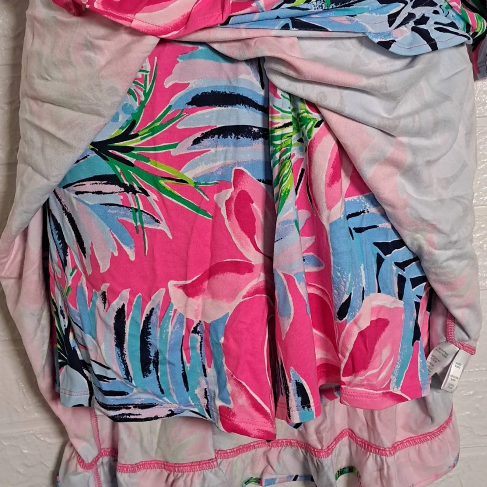 Lilly Pulitzer Jessalynne Romper Cockatoo Pink Pretty in Pink LG