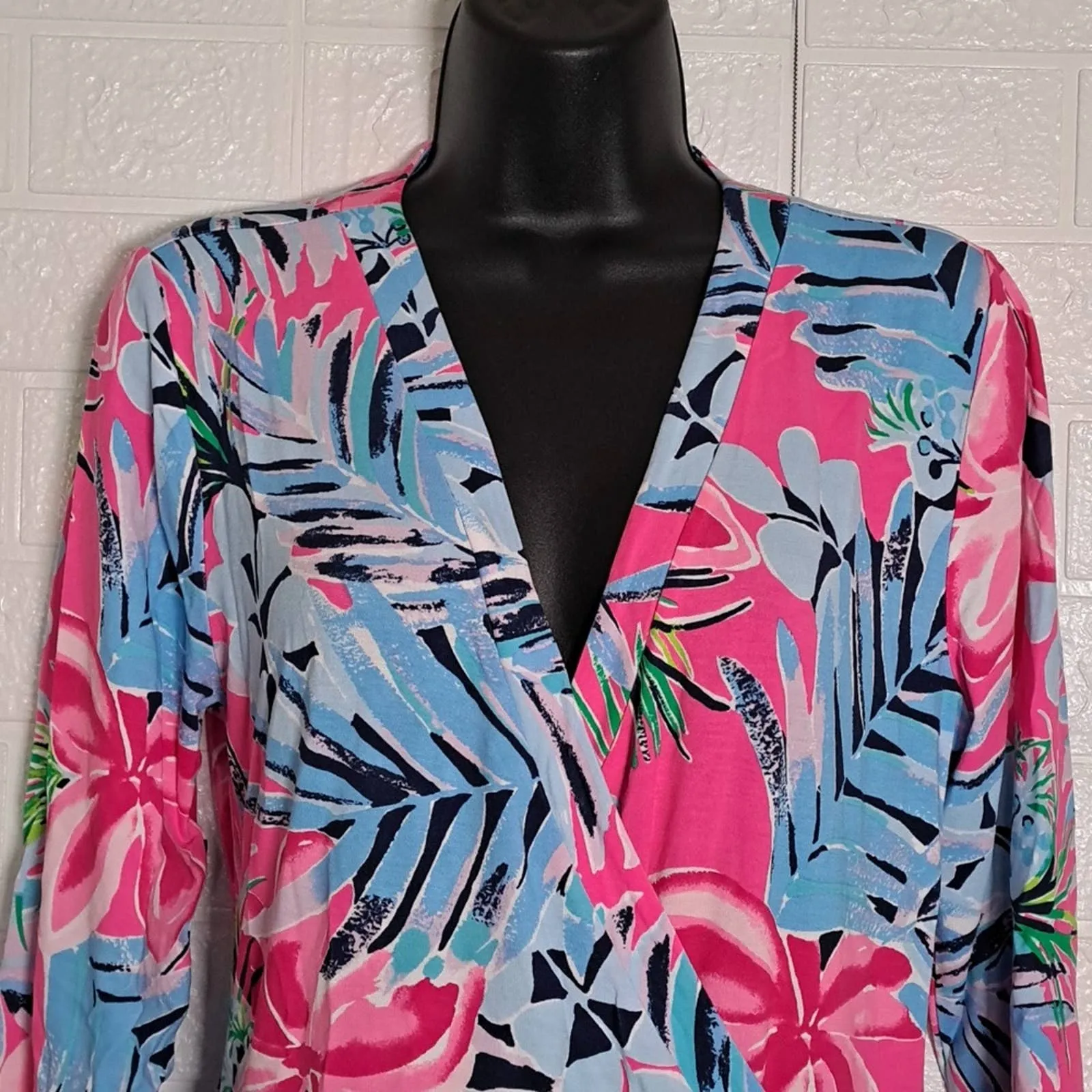 Lilly Pulitzer Jessalynne Romper Cockatoo Pink Pretty in Pink LG