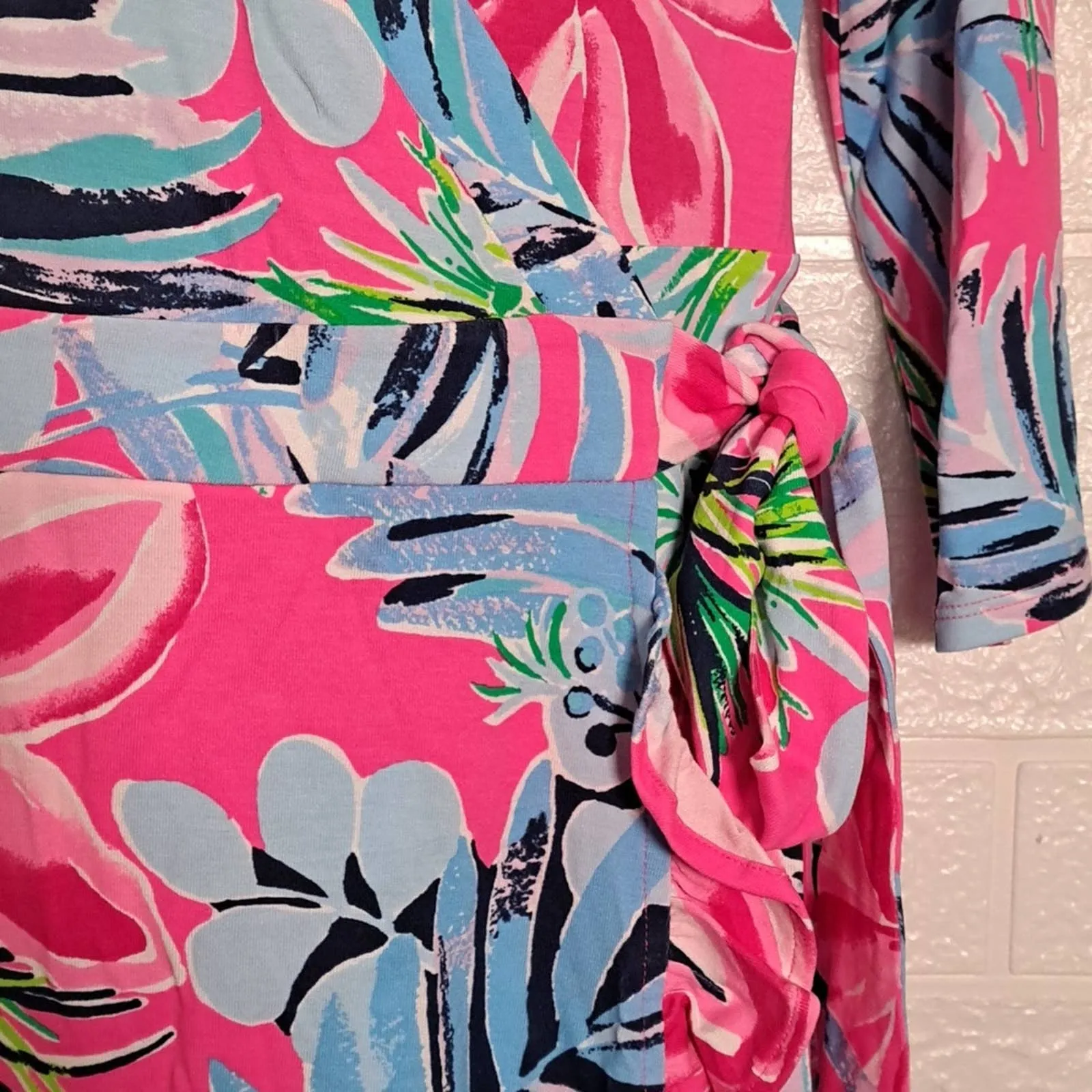 Lilly Pulitzer Jessalynne Romper Cockatoo Pink Pretty in Pink LG