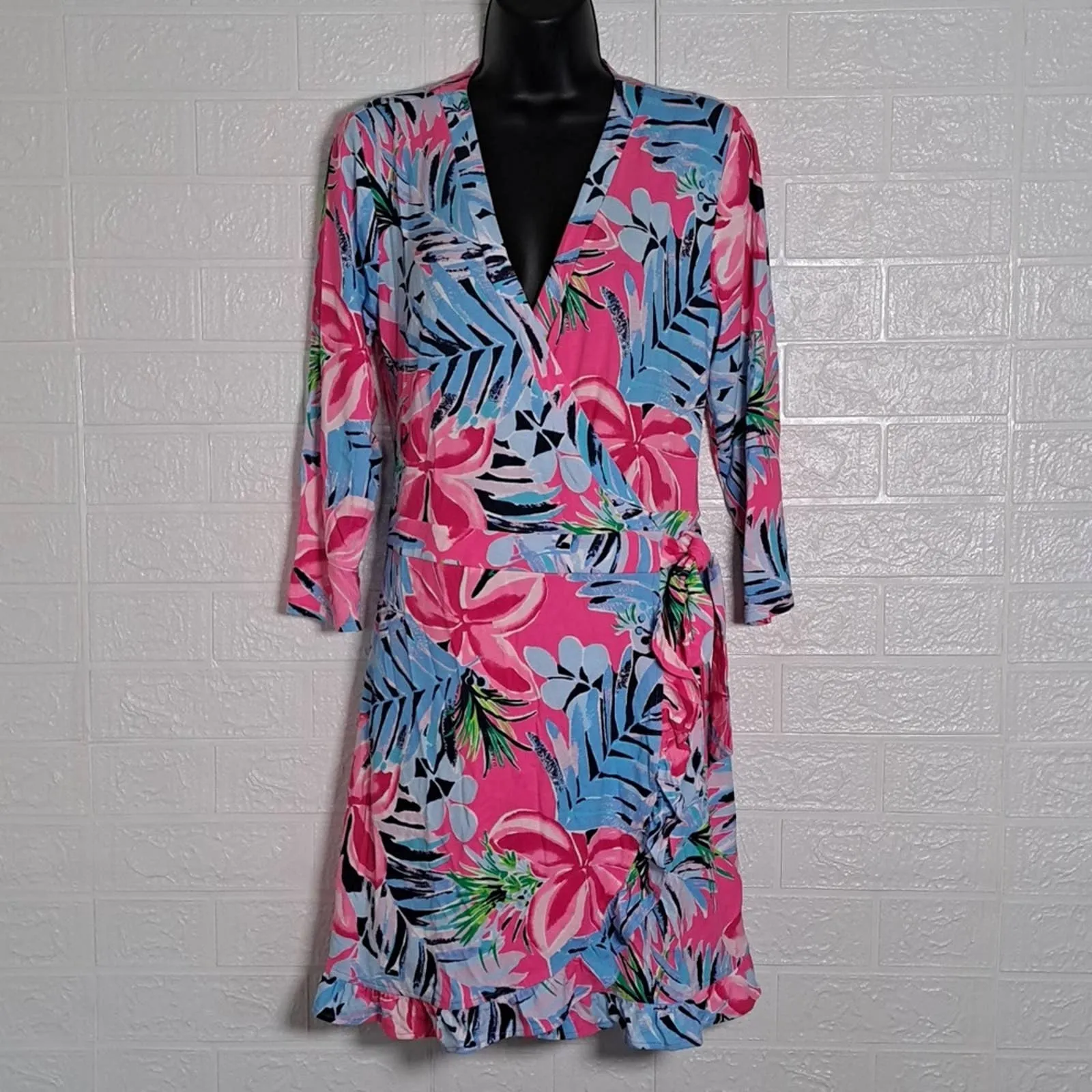 Lilly Pulitzer Jessalynne Romper Cockatoo Pink Pretty in Pink LG