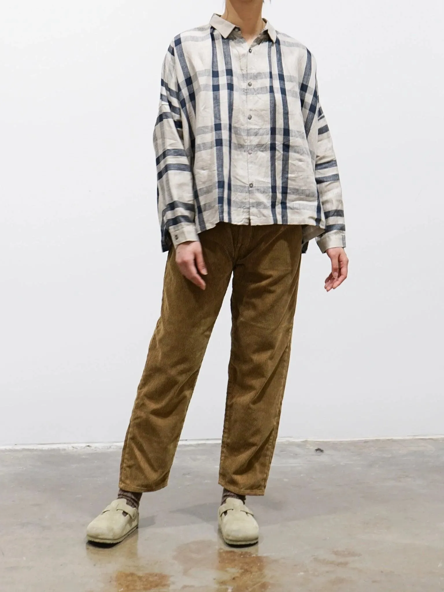 Loose Tapered Corduroy - Beige