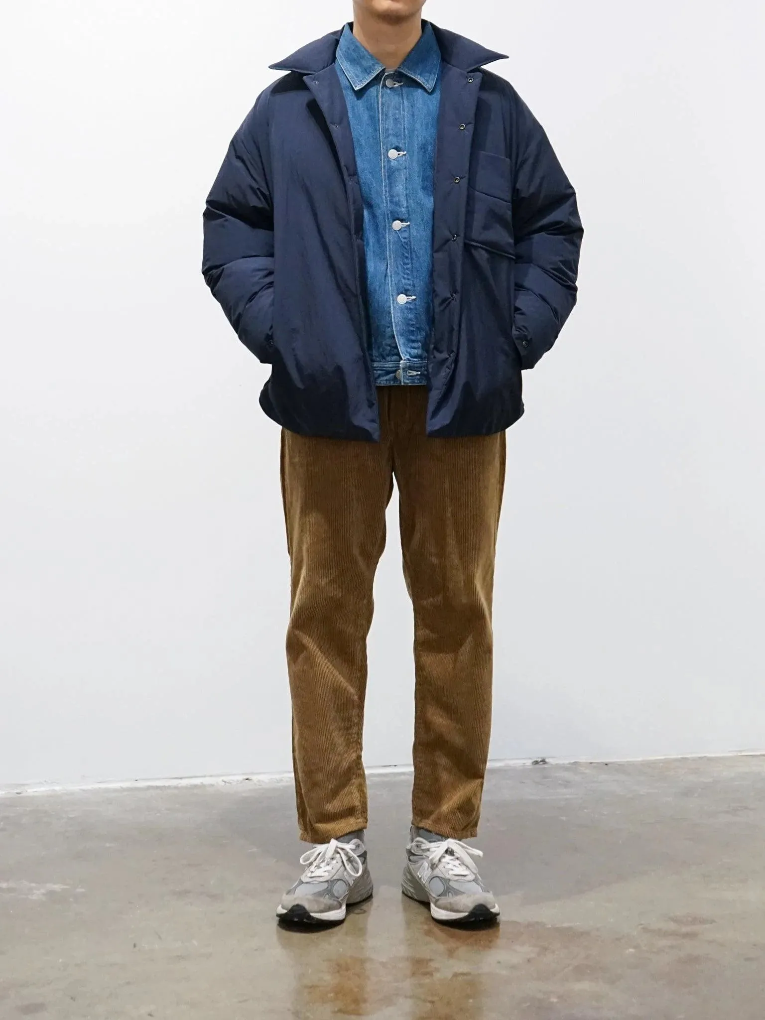 Loose Tapered Corduroy - Beige