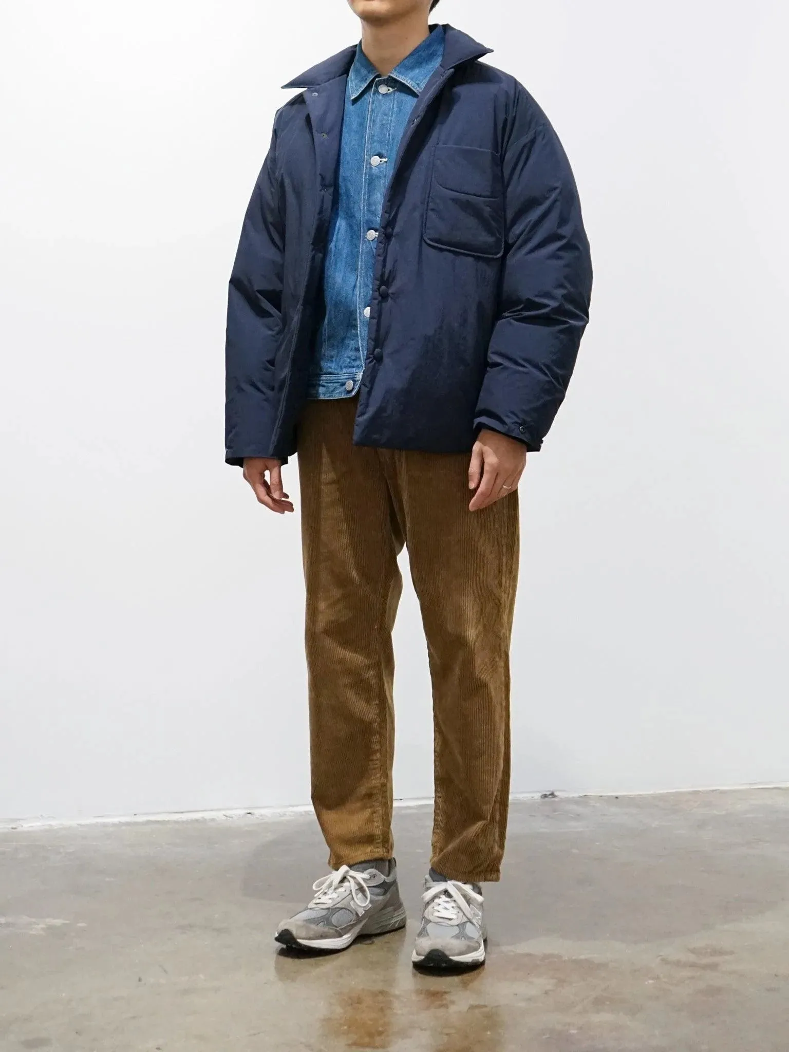 Loose Tapered Corduroy - Beige