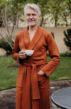 Men's Smitten Merino Wool Ponte Dressing Gown