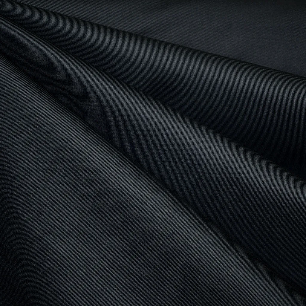 Mid Weight Cotton Twill Solid Navy
