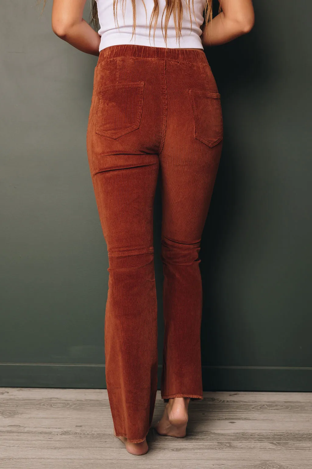 Mimi Corduroy Flared Pants