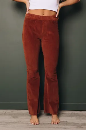 Mimi Corduroy Flared Pants