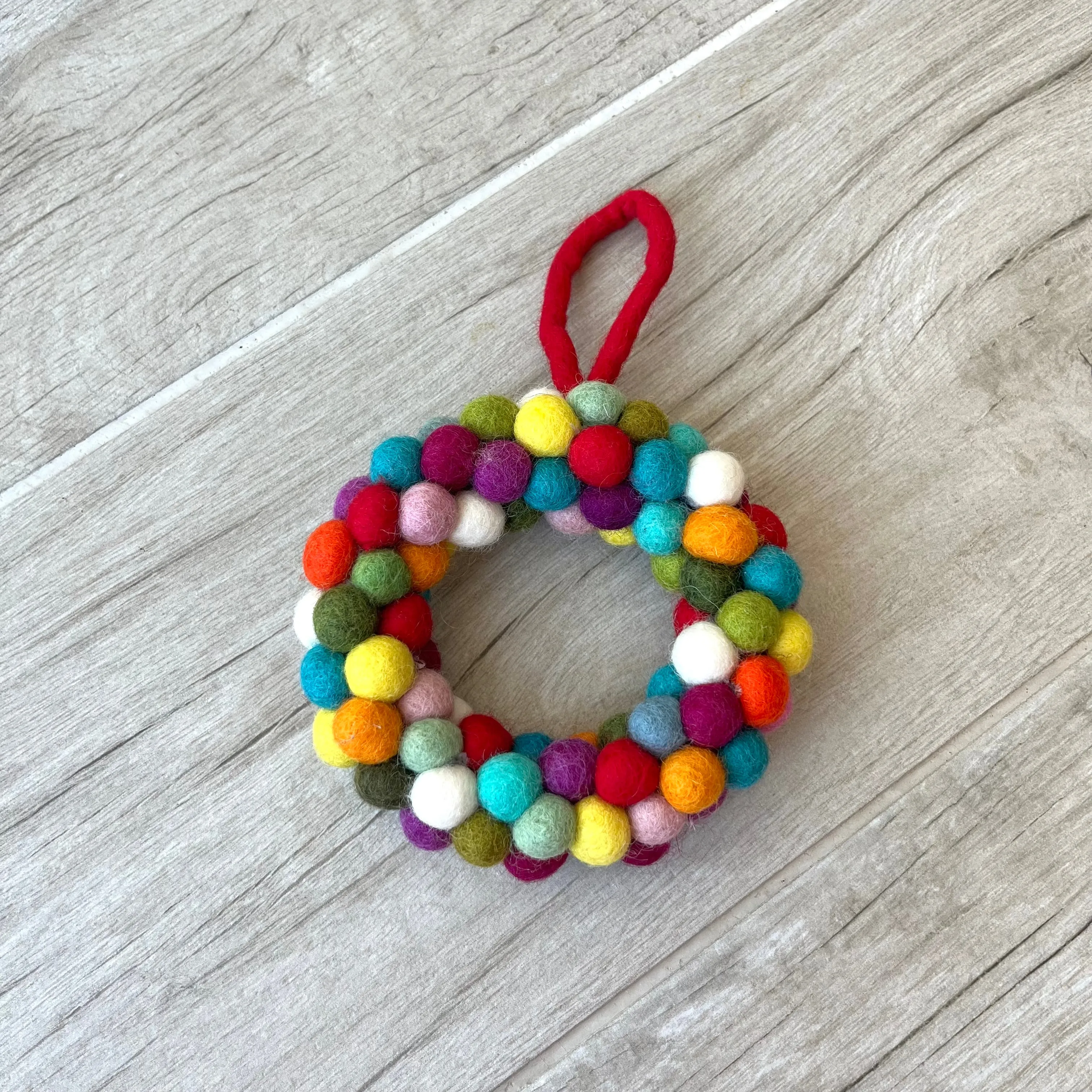 Mini Wreath Felt Decoration