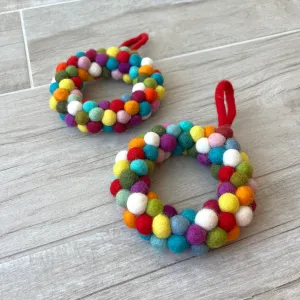 Mini Wreath Felt Decoration
