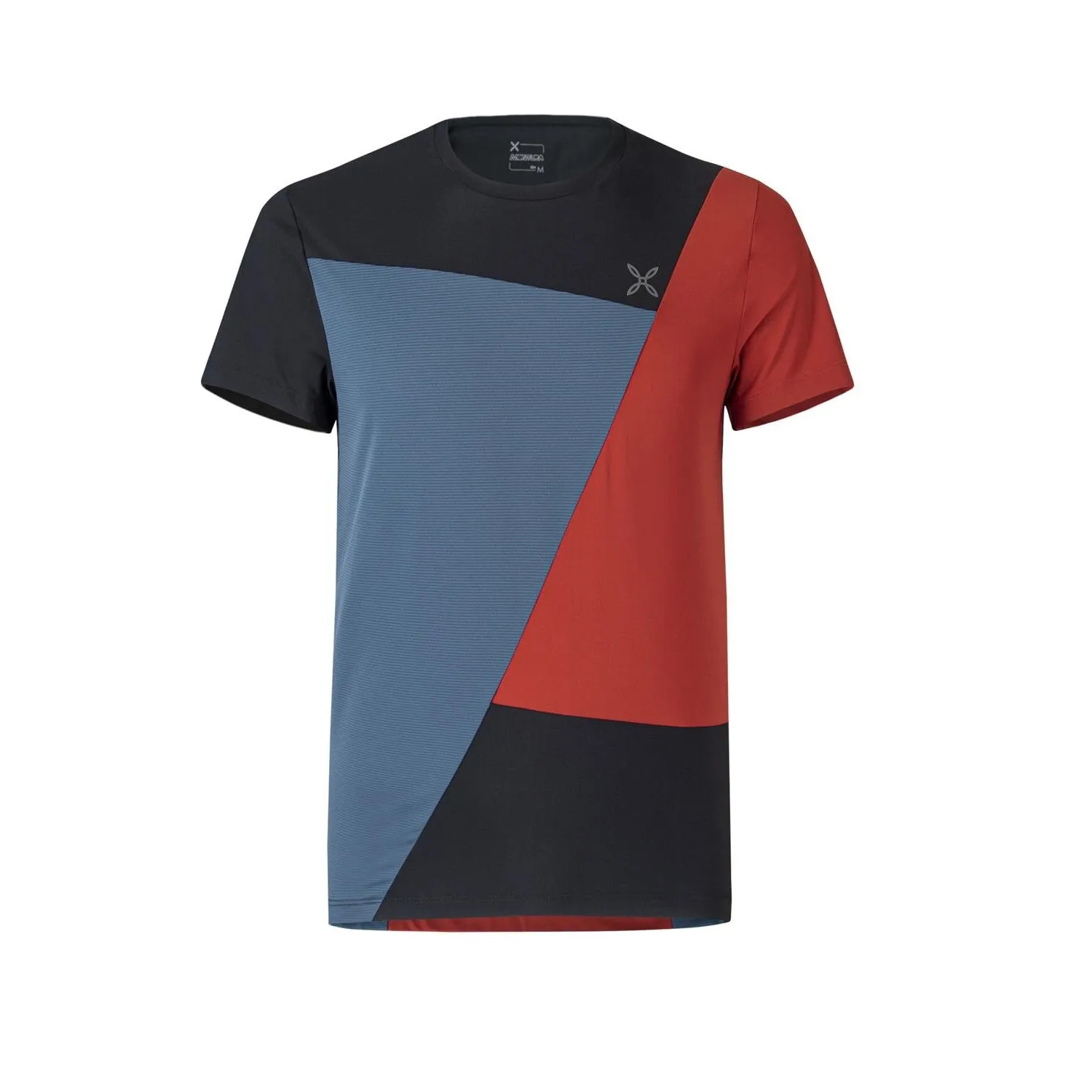 MONTURA OUTDOOR COLOR BLOCK T-SHIRT UOMO TECNICA E TRASPIRANTE IDEALE PER VARIE ATTIVITA' OUTDOOR