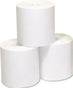 Ncr Thermal Paper Rolls' 3-1/8 In. X 90 Ft' White' 72/Carton