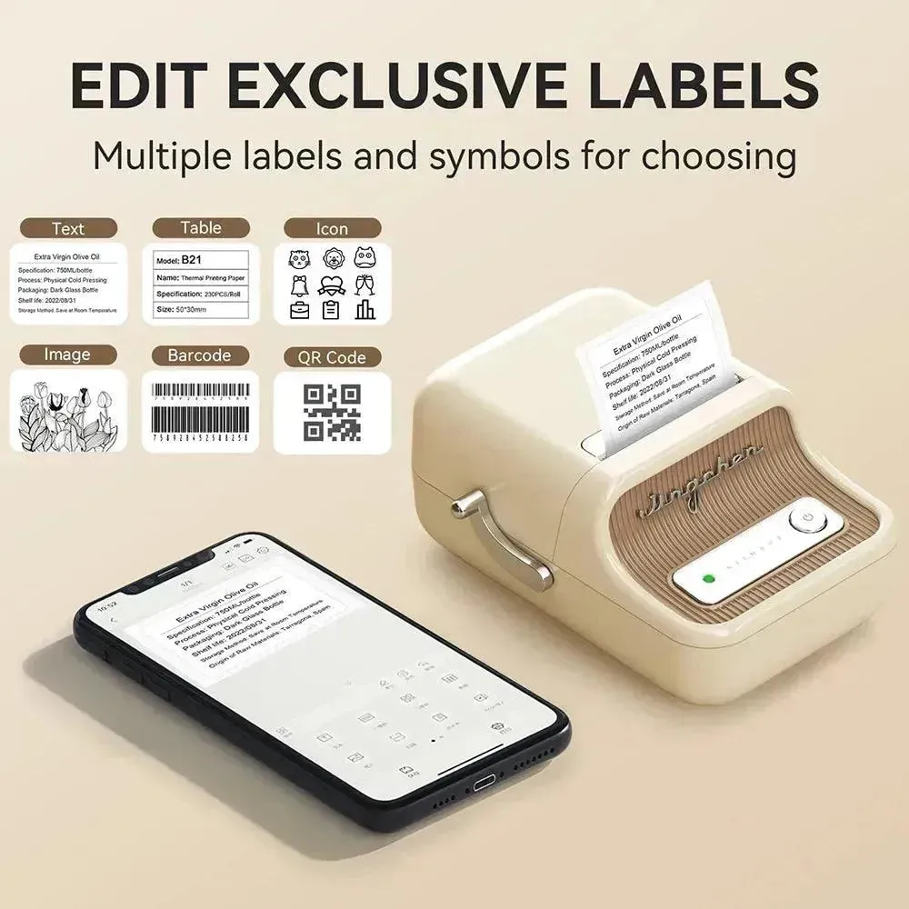Niimbot B21 Portable Inkless Thermal Printer