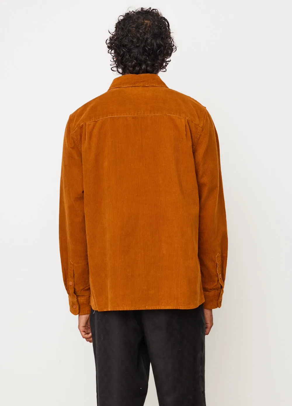 Nolan Washed Corduroy Long Sleeve Shirt