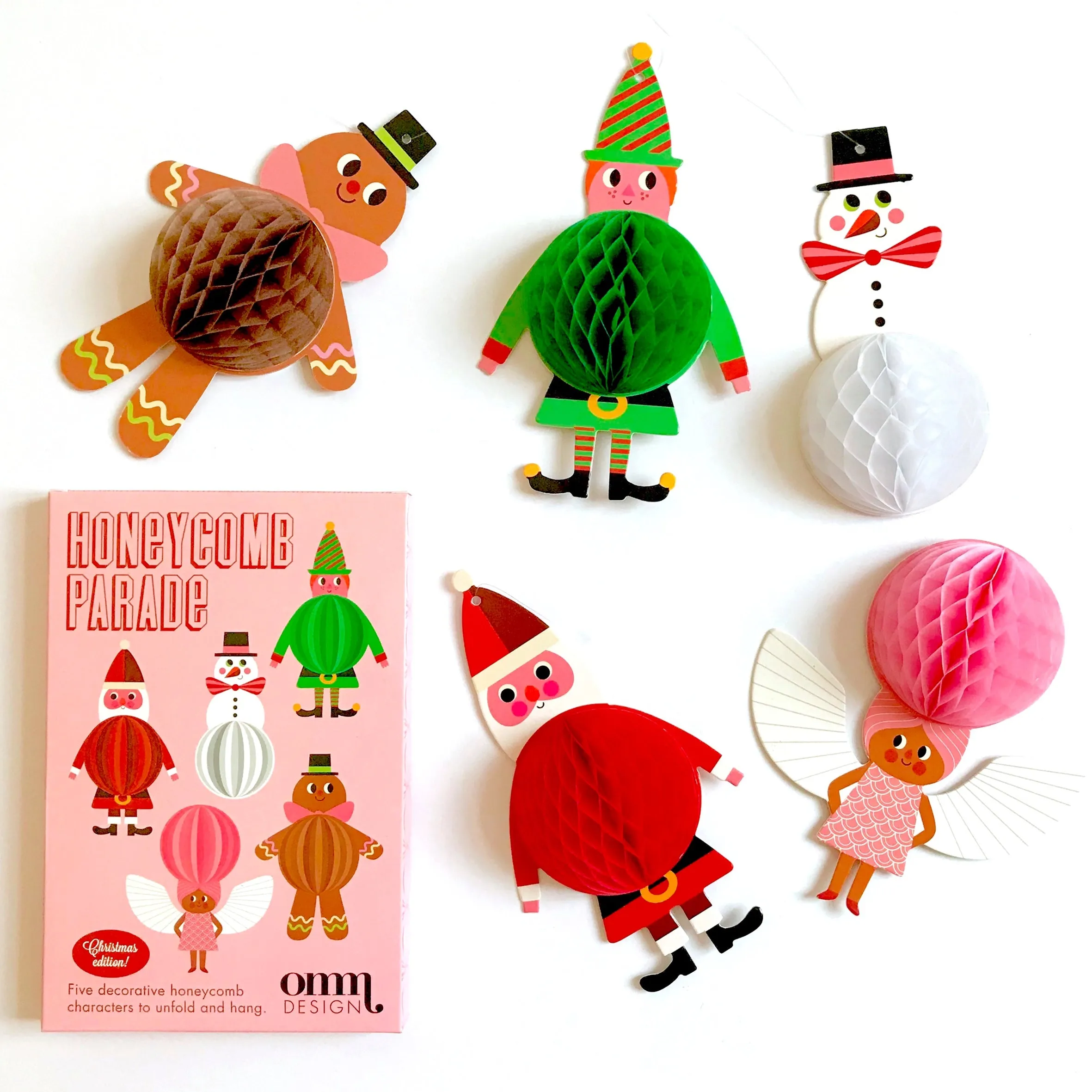 OMM Design Christmas Honeycomb Parade - Clearance