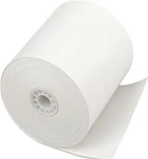 One-Ply Thermal Cash Register/Point Of Sale Roll 3 Inch  X 225 Ft White 24/Carton