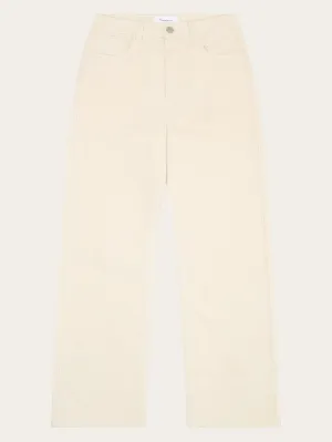 Organic Cotton Gale Corduroy Pants GOTS - Egret