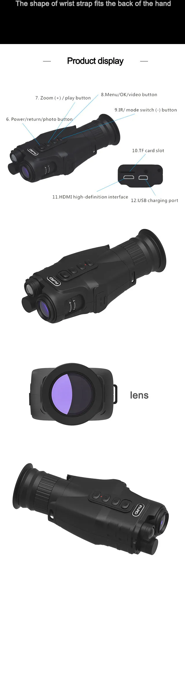 PARD NV019 IR/Night Vision Camcorder monocular