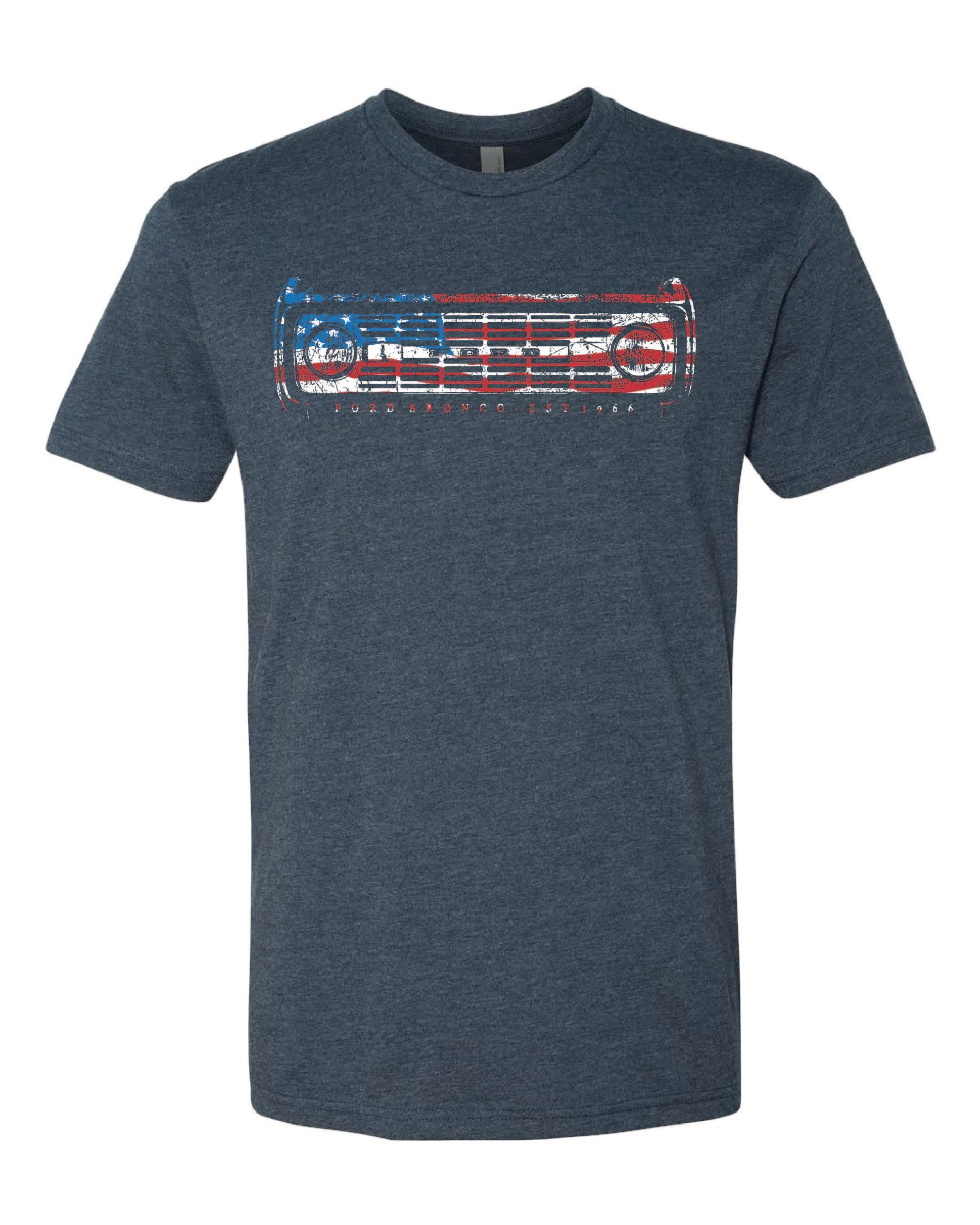 Patriotic Ford Bronco Grille Vintage Wash Premium T-Shirt