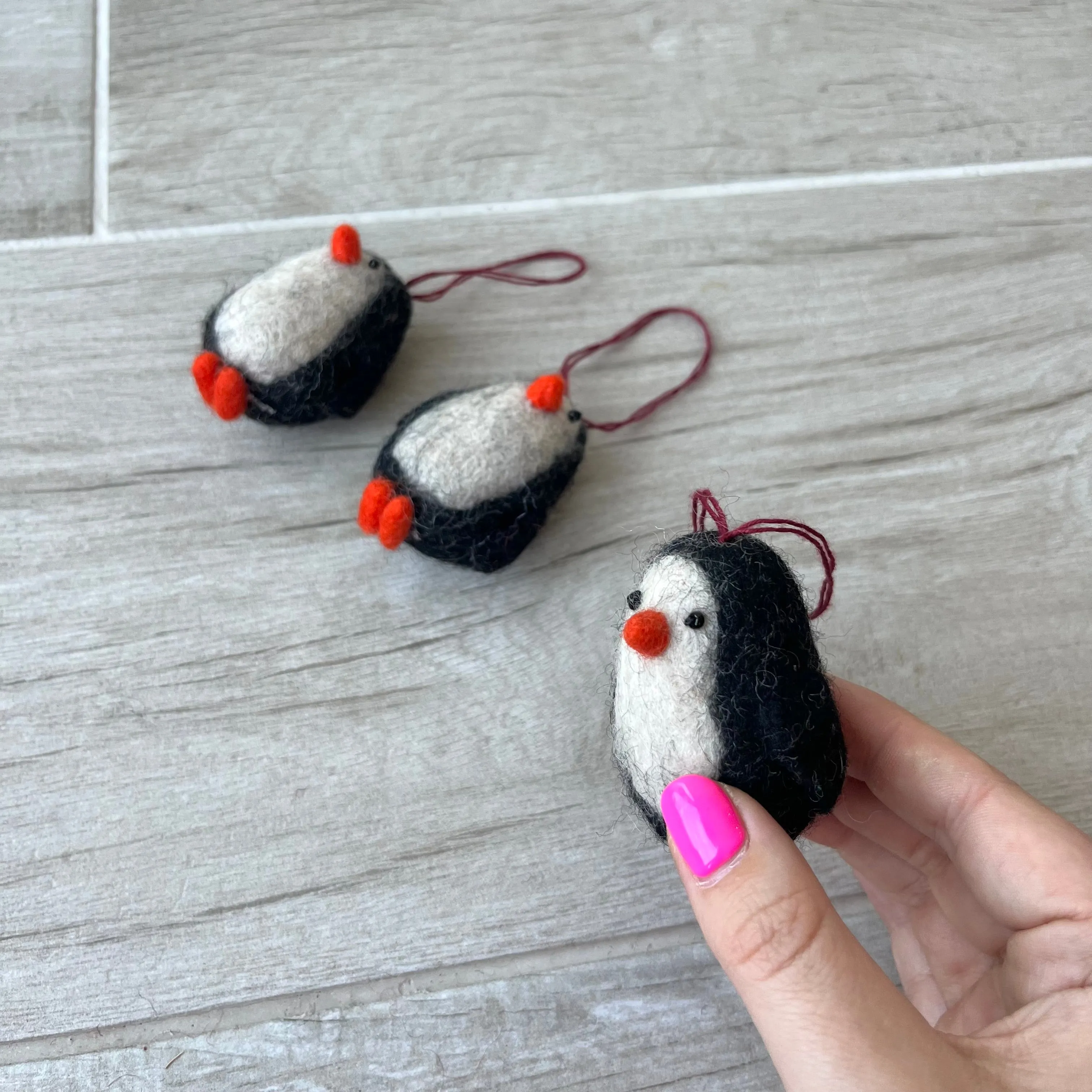 Penguin Felt Decoration
