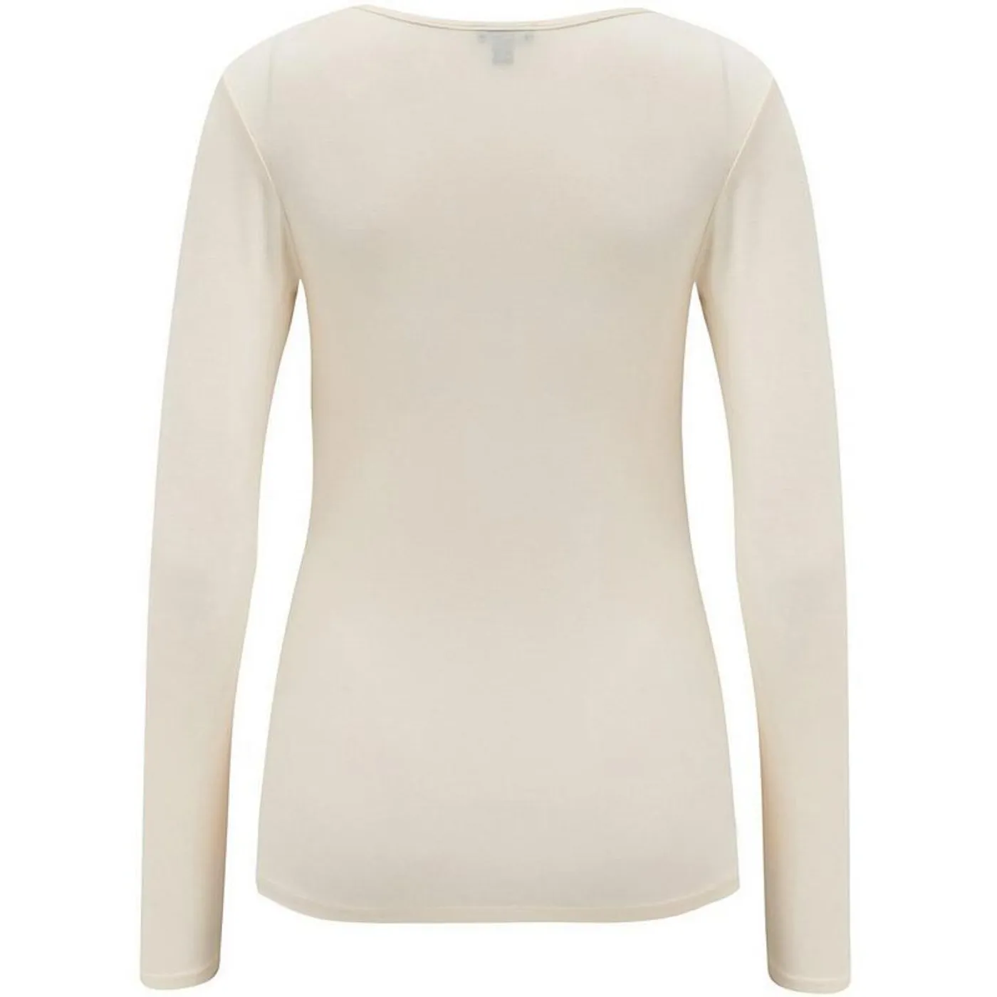 Pour Moi Second Skin Long Sleeve Vest Top | Ivory