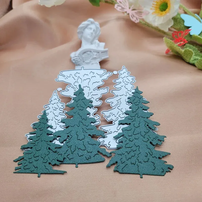 Printable Heaven Large Cutting Die - Christmas Trees (3pcs) (L070)
