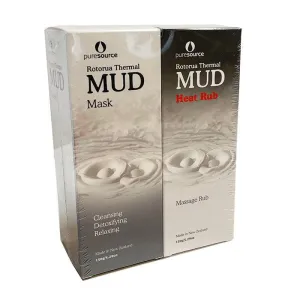 Pure Source Rotorua Thermal Mud Mask and Heat Rub Gift Pack