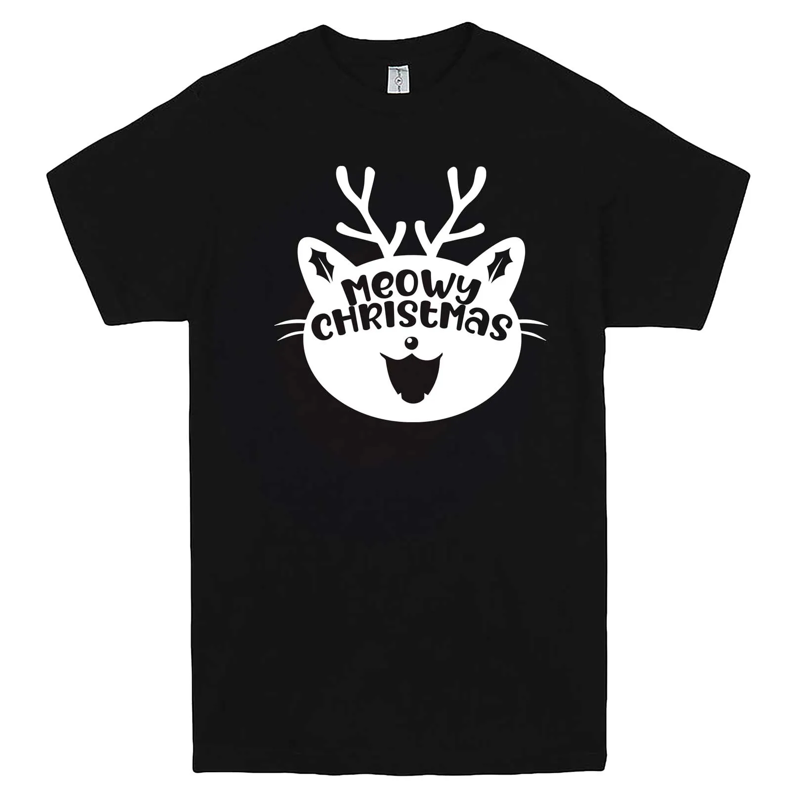 "Cute Meowy Christmas kitty" men's t-shirt
