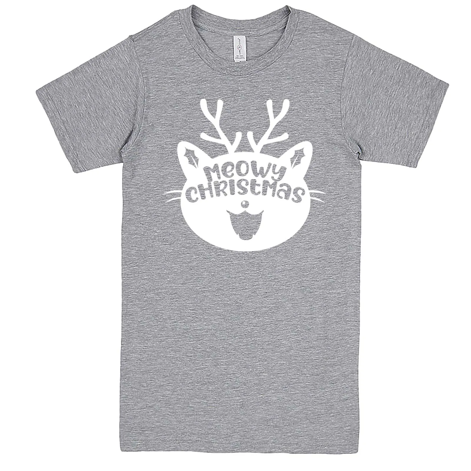 "Cute Meowy Christmas kitty" men's t-shirt