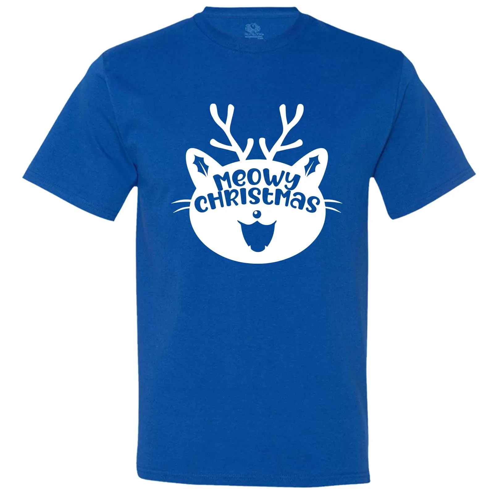 "Cute Meowy Christmas kitty" men's t-shirt