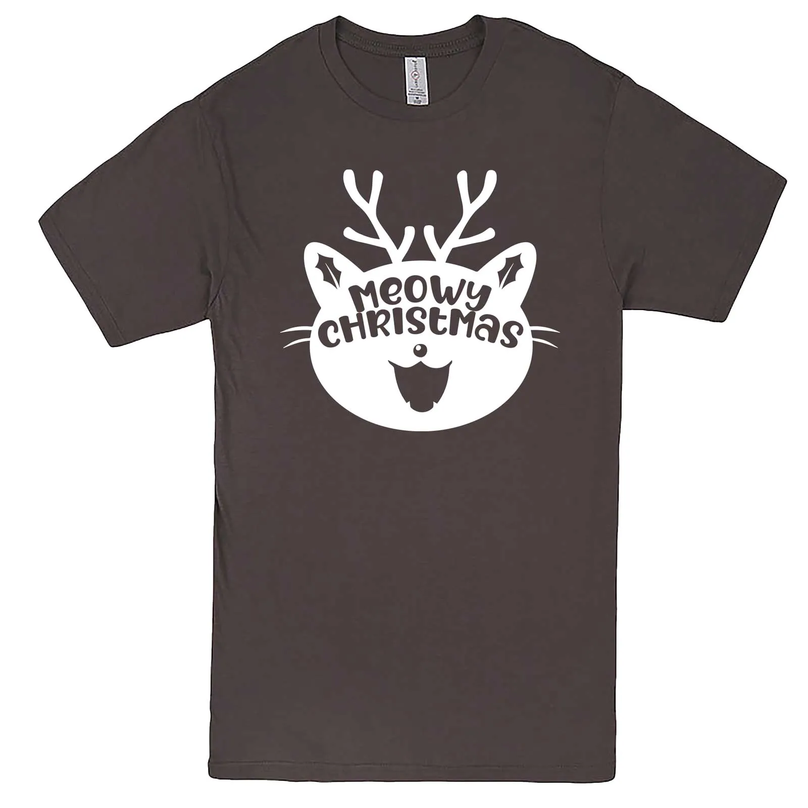 "Cute Meowy Christmas kitty" men's t-shirt