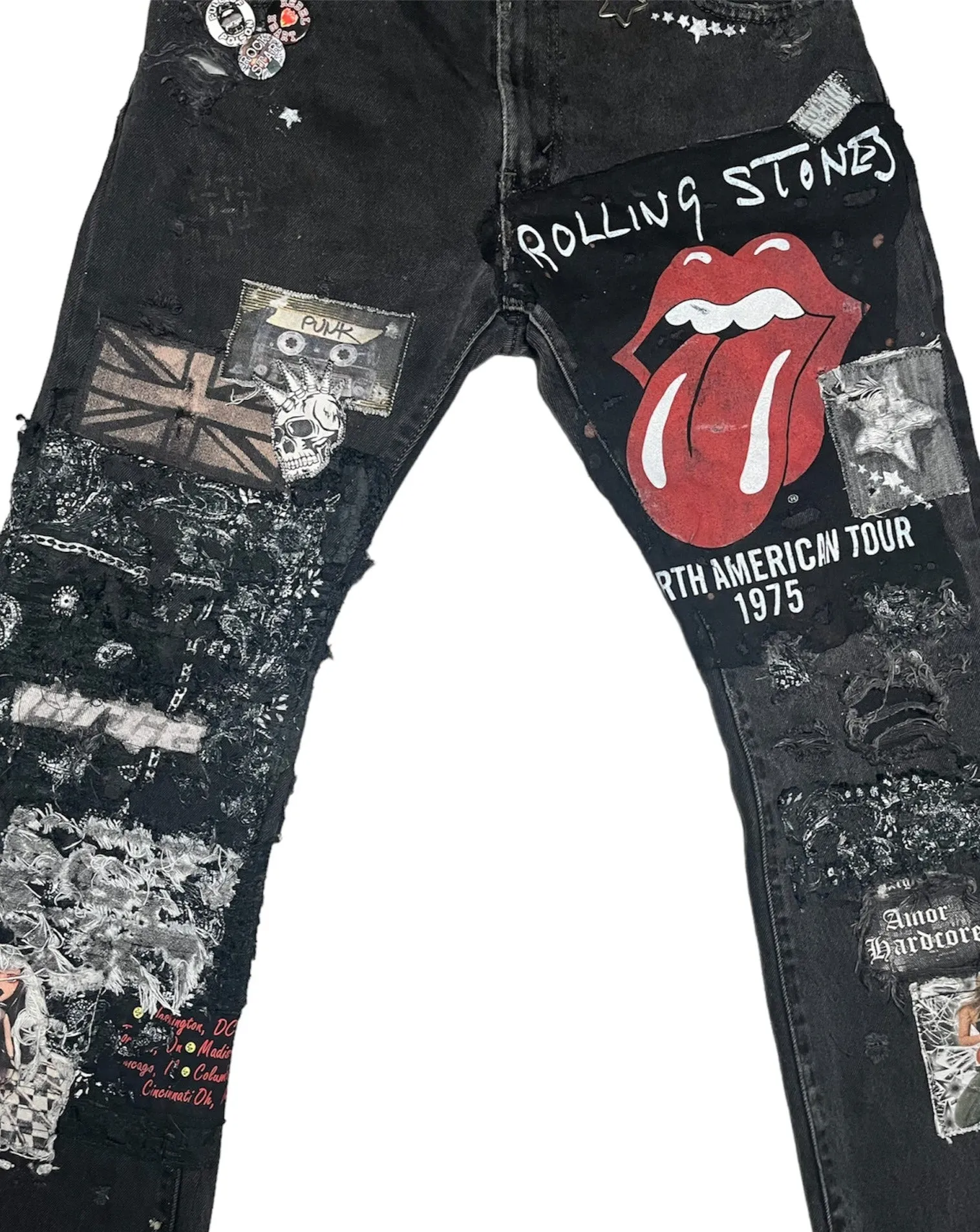 Rock N’ Roll Patchwork Flares- 34